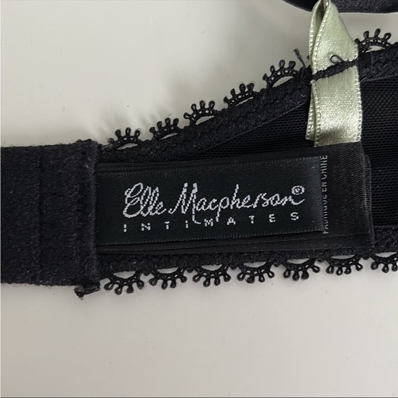 Elle Macpherson Intimates Black Padded Bra 34B - Picture 7 of 8